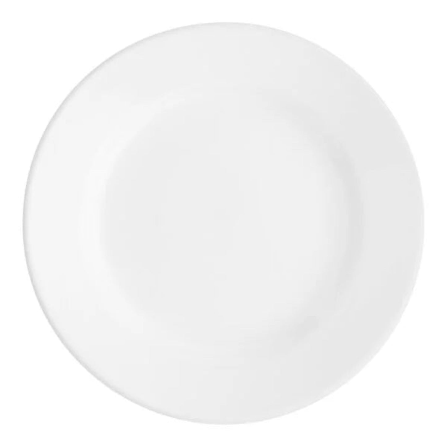 White Glass China Dessert Plates - 5.5"