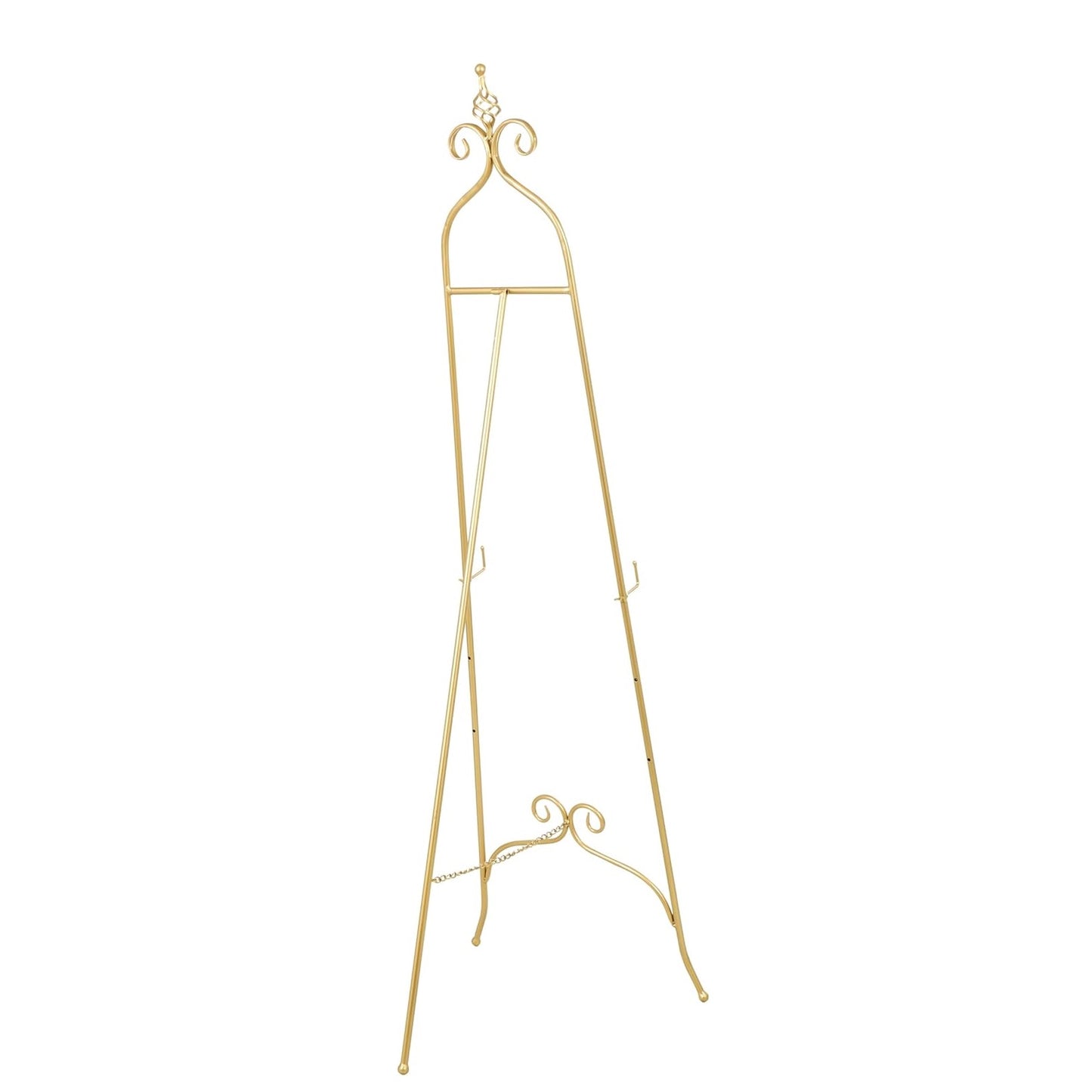 Gold Metal 3-Tier Floor Standing Easel