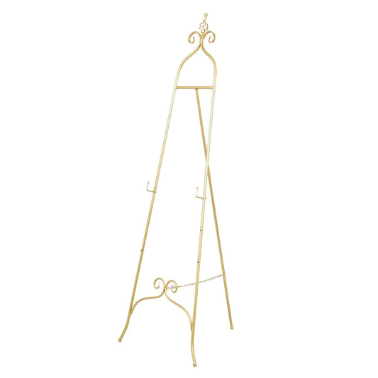 Gold Metal 3-Tier Floor Standing Easel