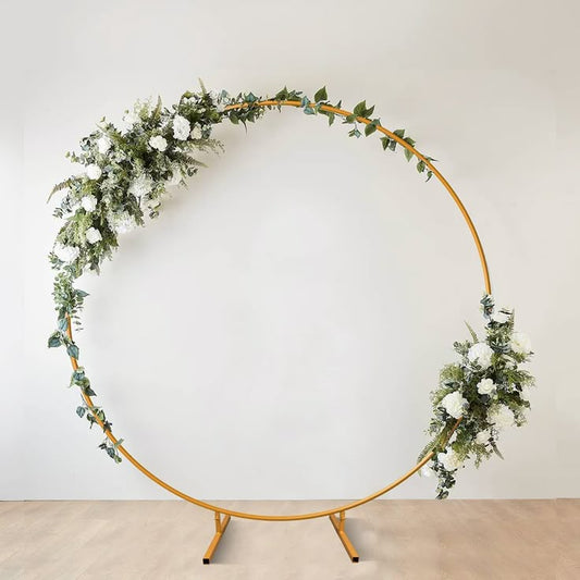 Round Gold Arch