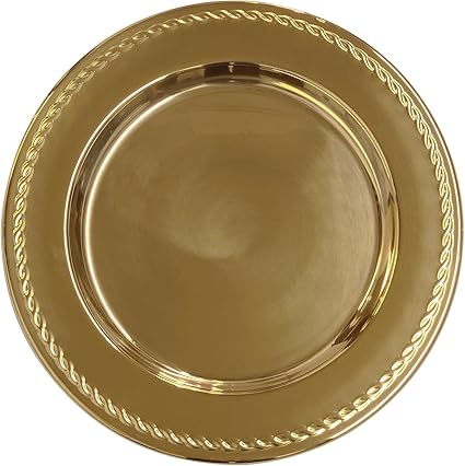Gold Stainless Steel Charger - 13"