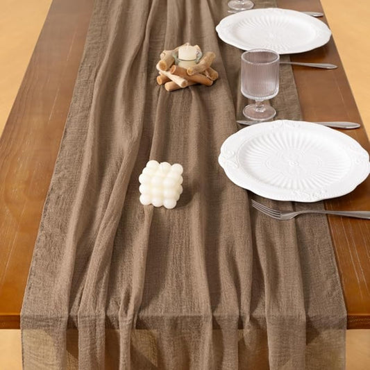 Table Runner - Coffee Brown