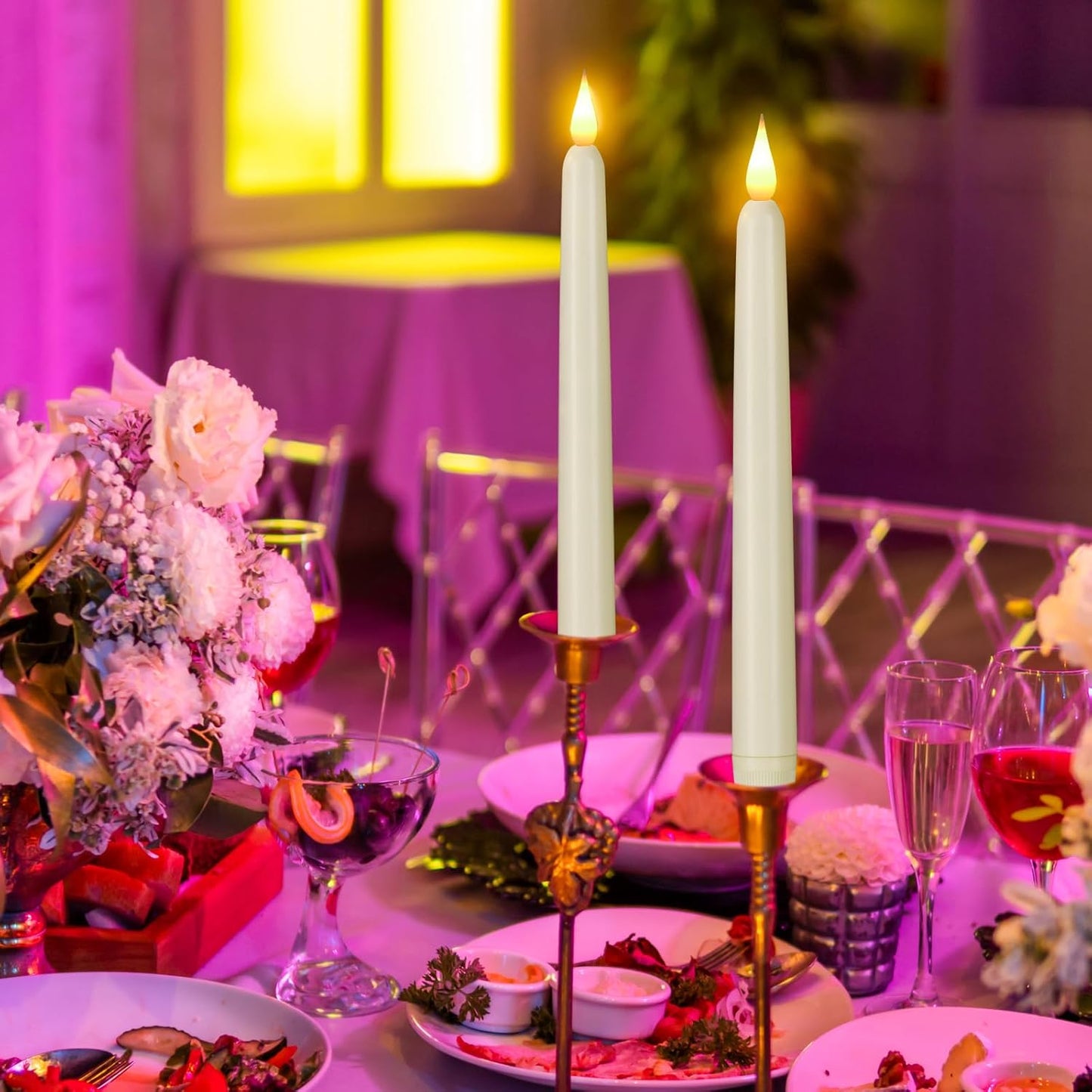 Flameless LED Taper Candle with Remote