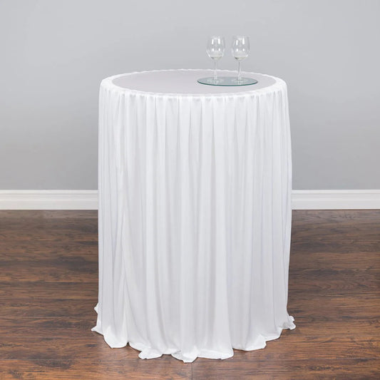 White Highboy Tablecloth 78 X 106