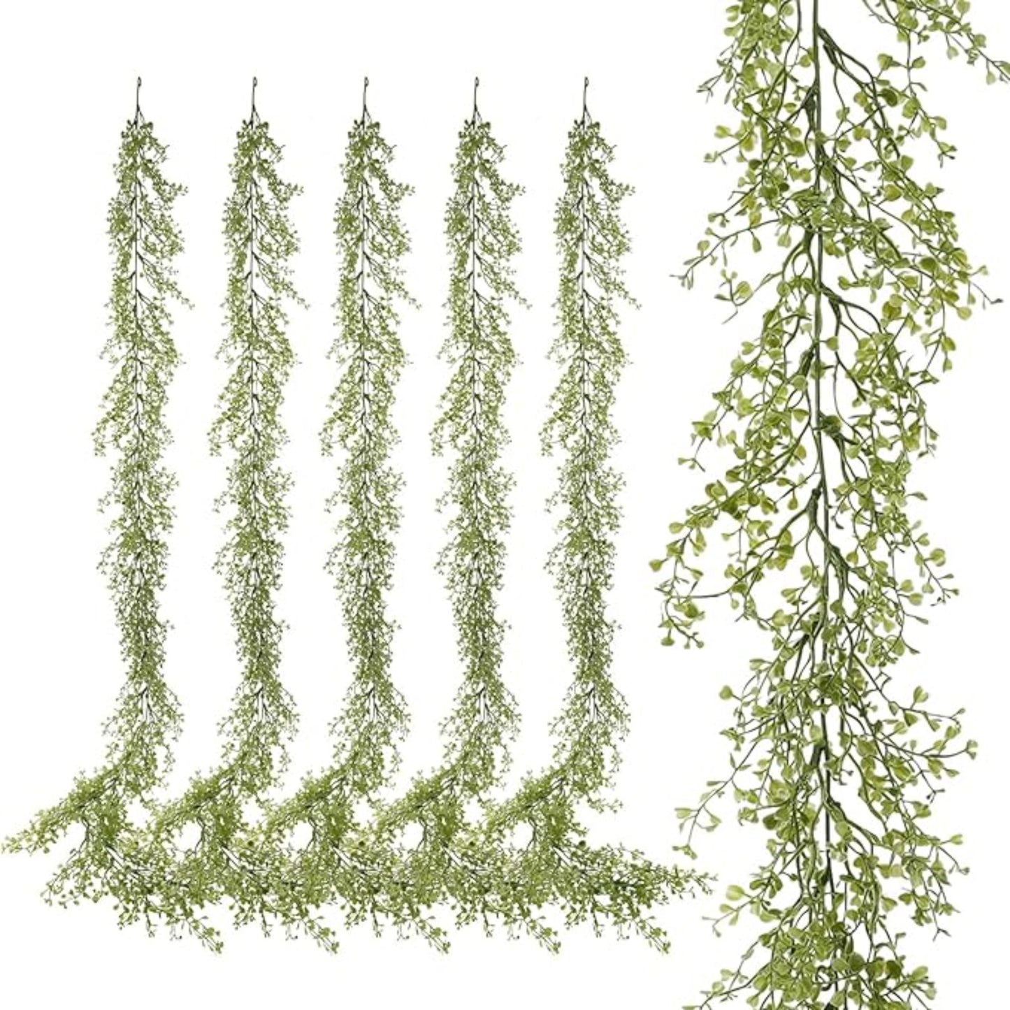 Artificial Leaf Garland - 6 Pack