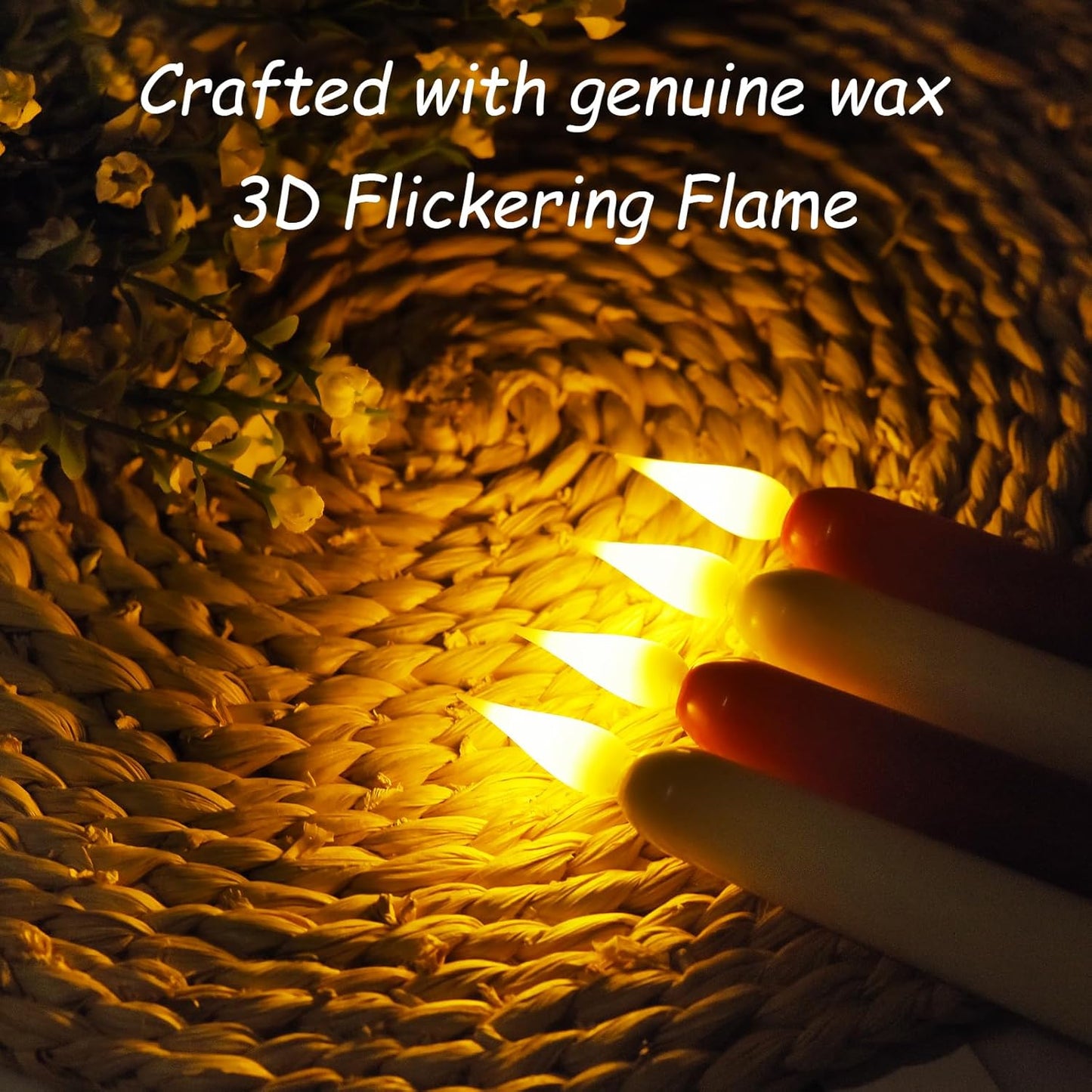 Flameless LED Taper Candle with Remote