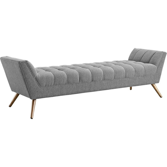 Large Gray Bench