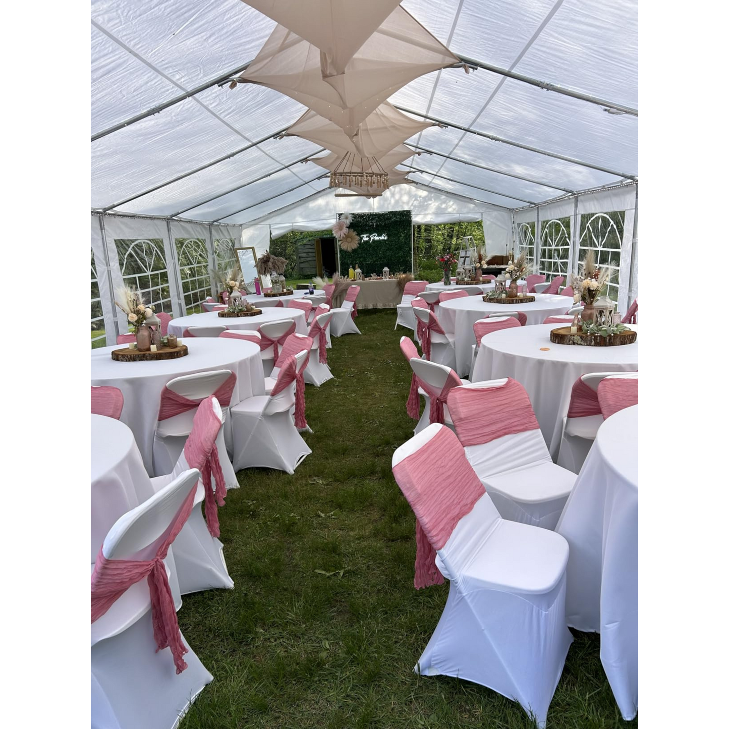 White 20x40 Wedding & Event Tent