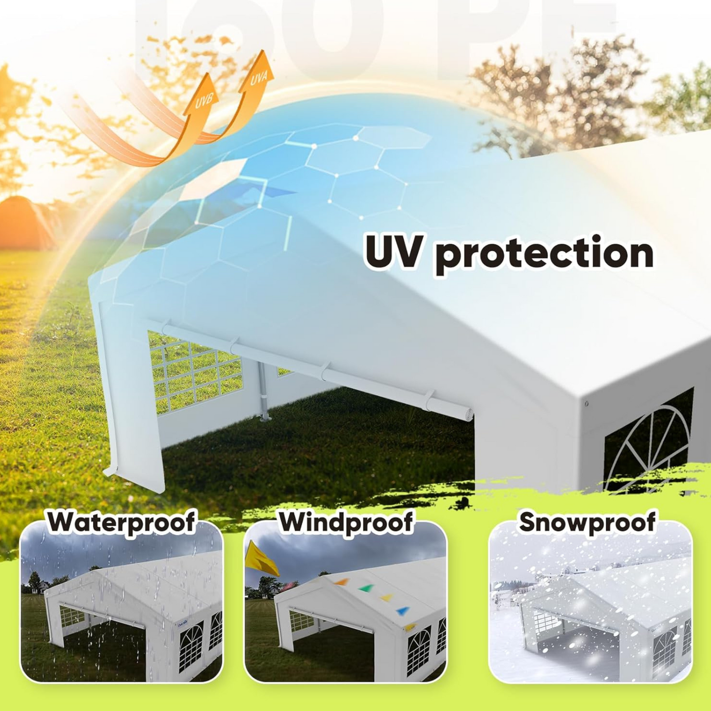 White 20x40 Wedding & Event Tent