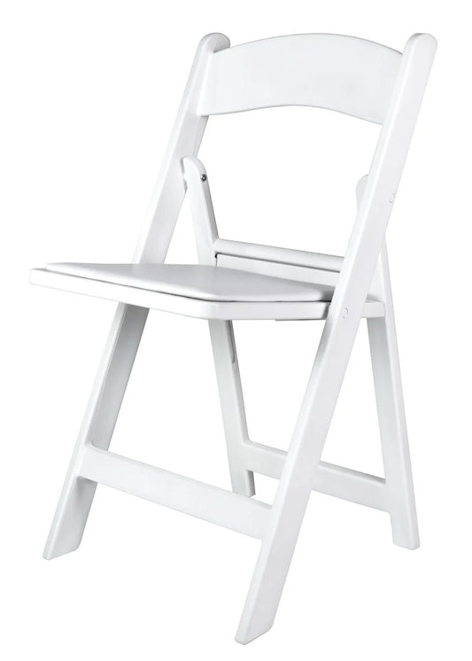White Premium Folding Chair