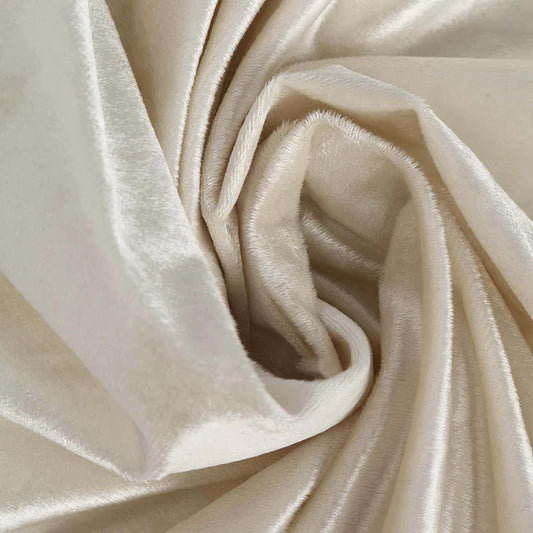 Ivory Rectangular Tablecloth Velvet 90" x 132"