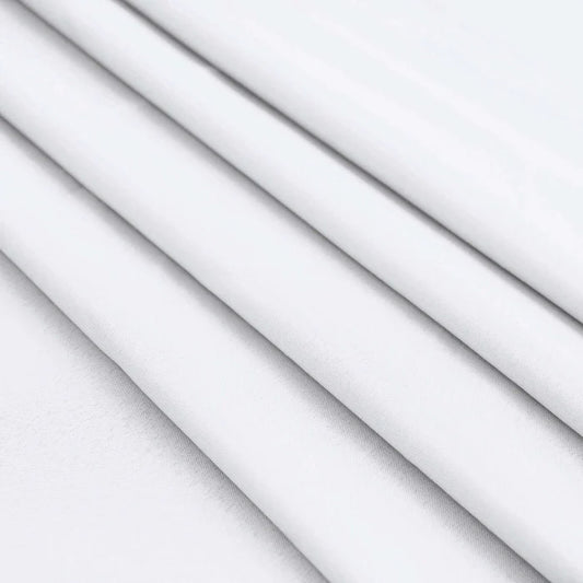 White Round Tablecloth 120"