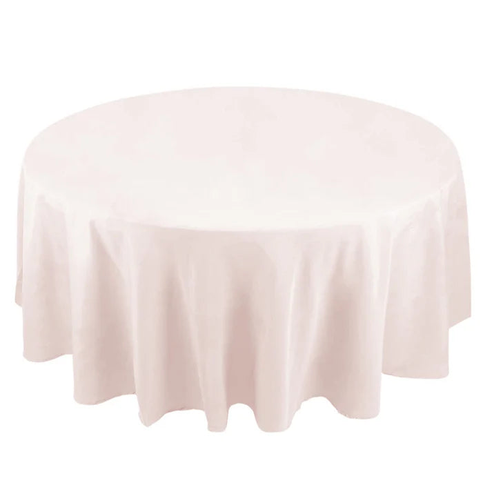 120" Blush Round Tablecloth