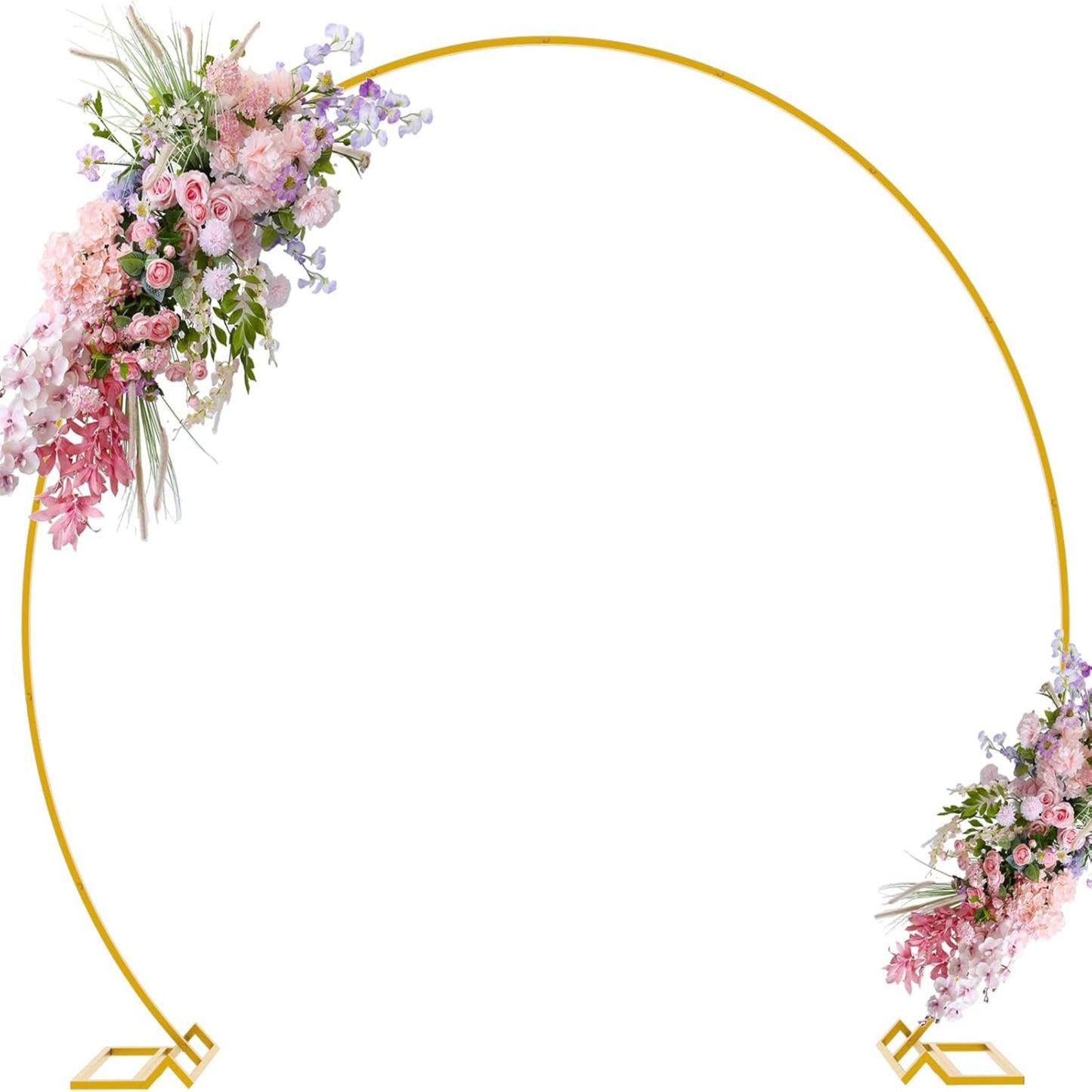 Gold Circle Backdrop Stand 8FT