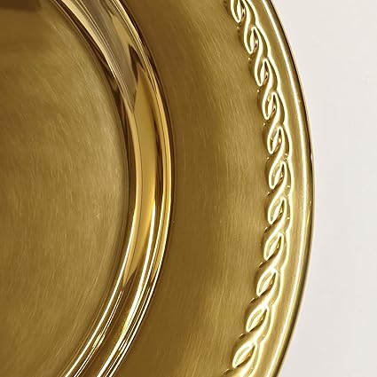 Gold Stainless Steel Charger - 13"