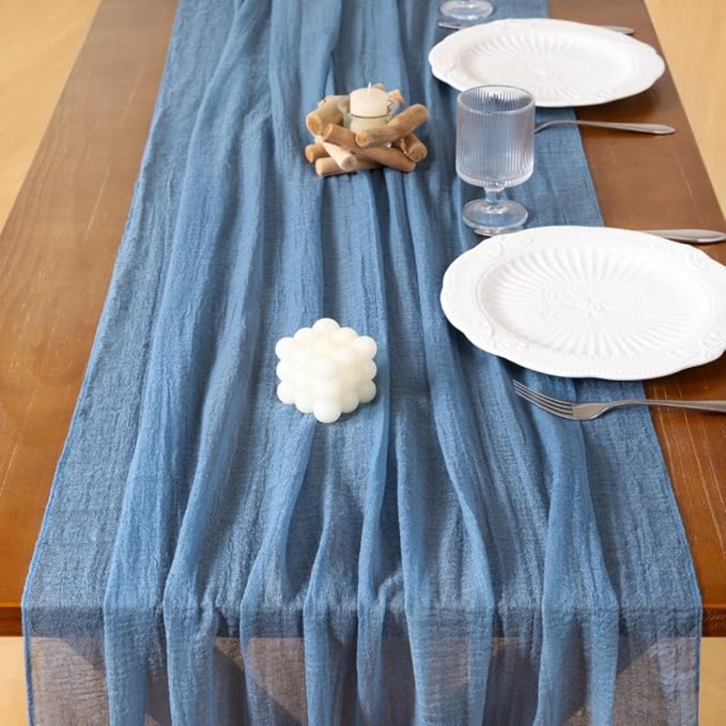 Table Runner - Dusty Blue