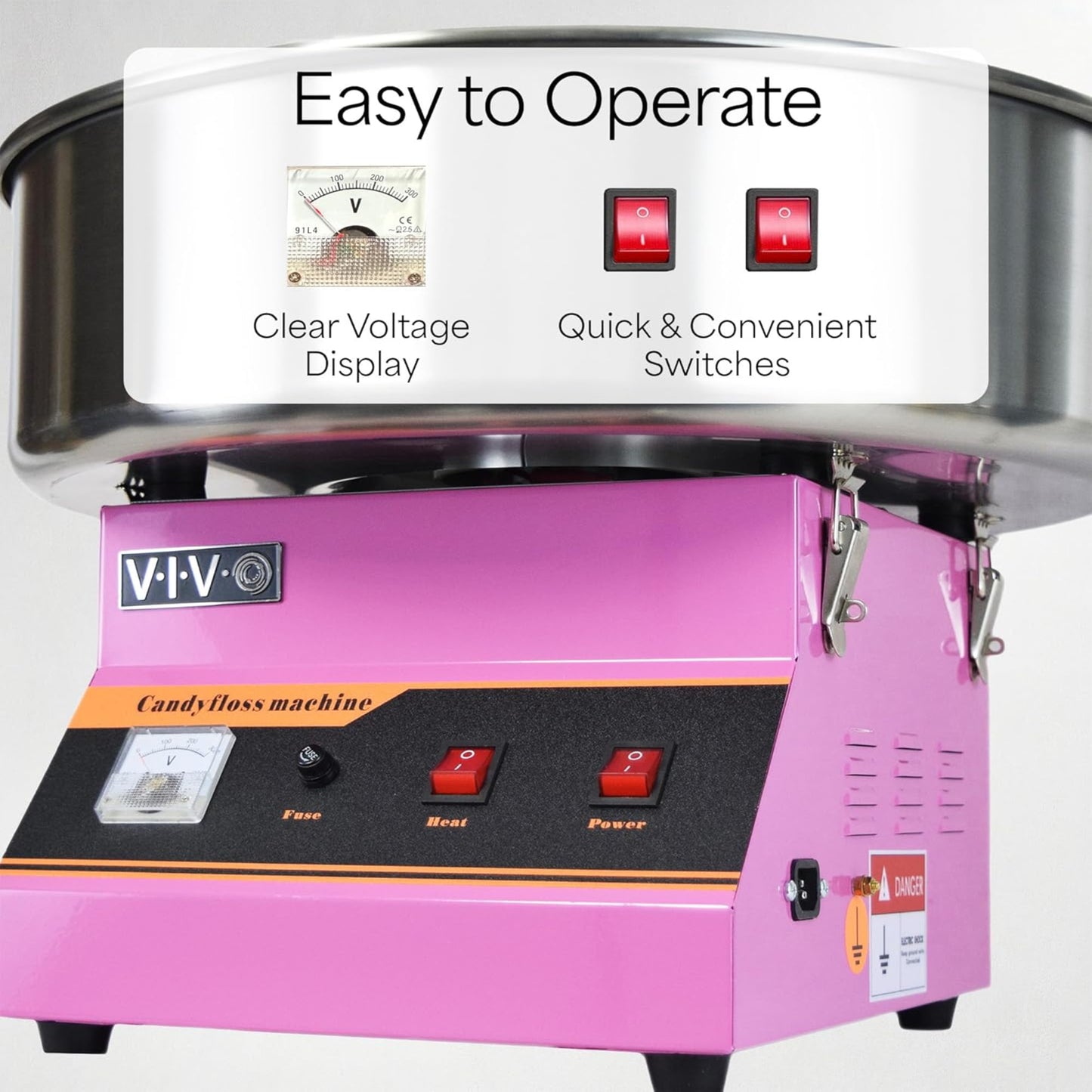 Cotton Candy Machine with Cover