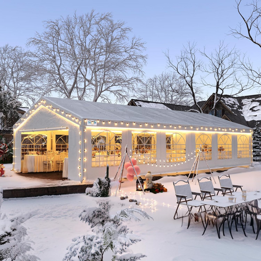 White 20x40 Wedding & Event Tent