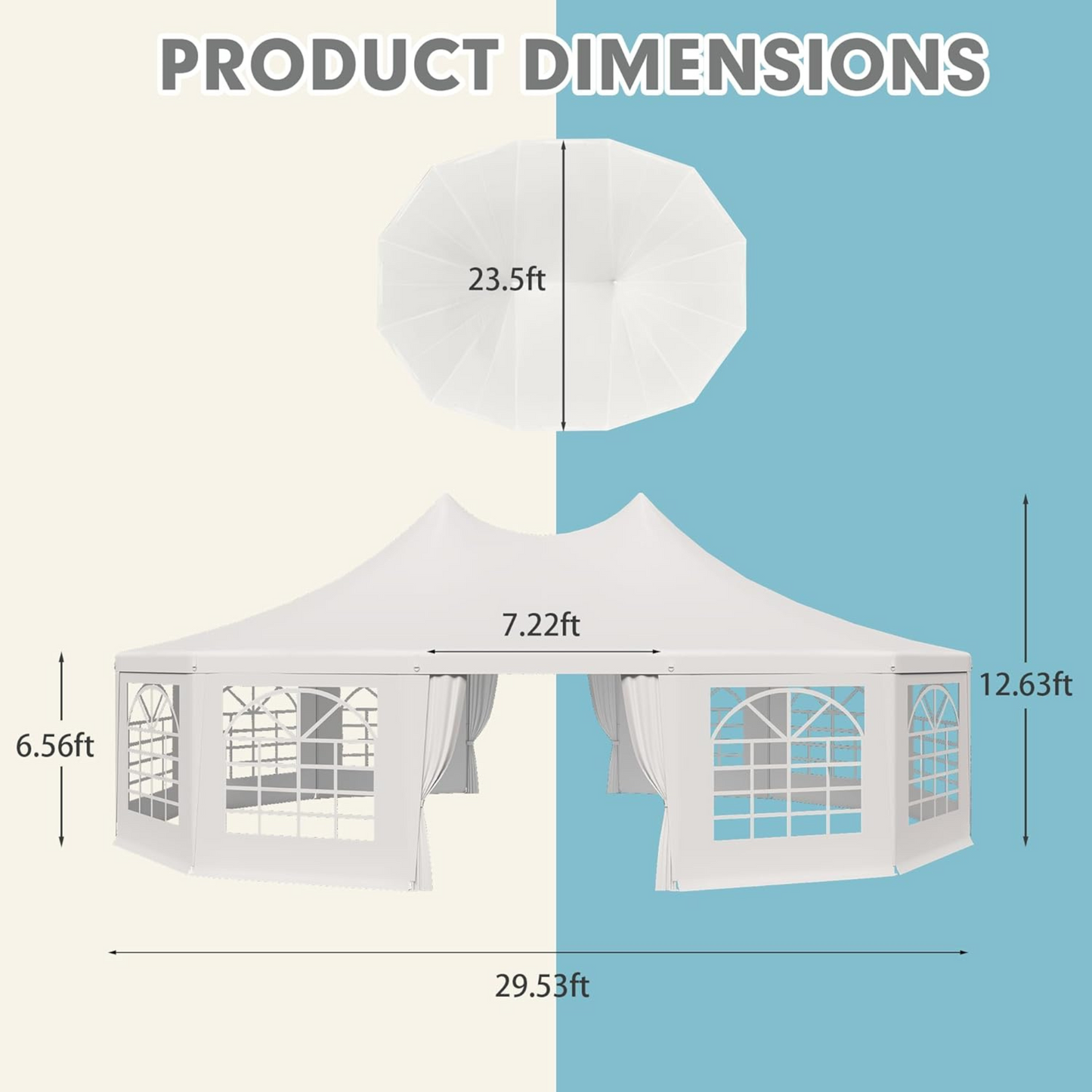Canopy Tent 29x23